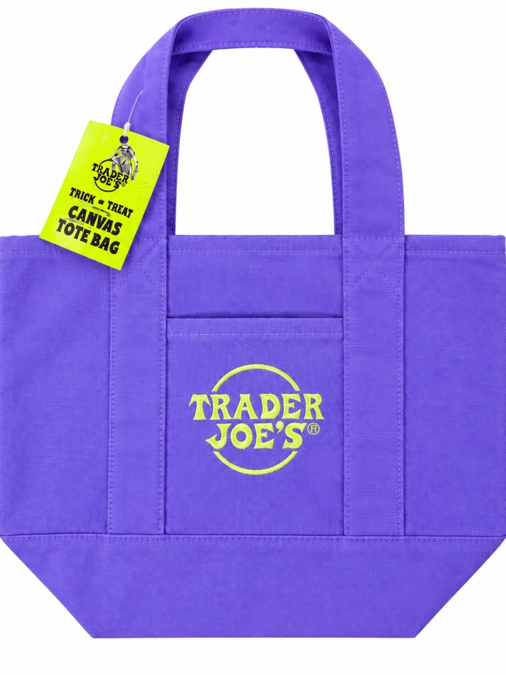 Trader Joe's Halloween Mini Tote - Purple